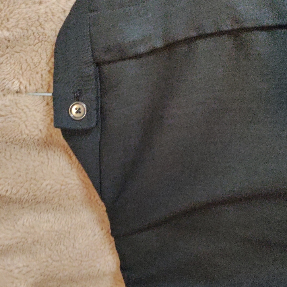 Men's size 54 ×32 stretch elastic waist Black dress pants